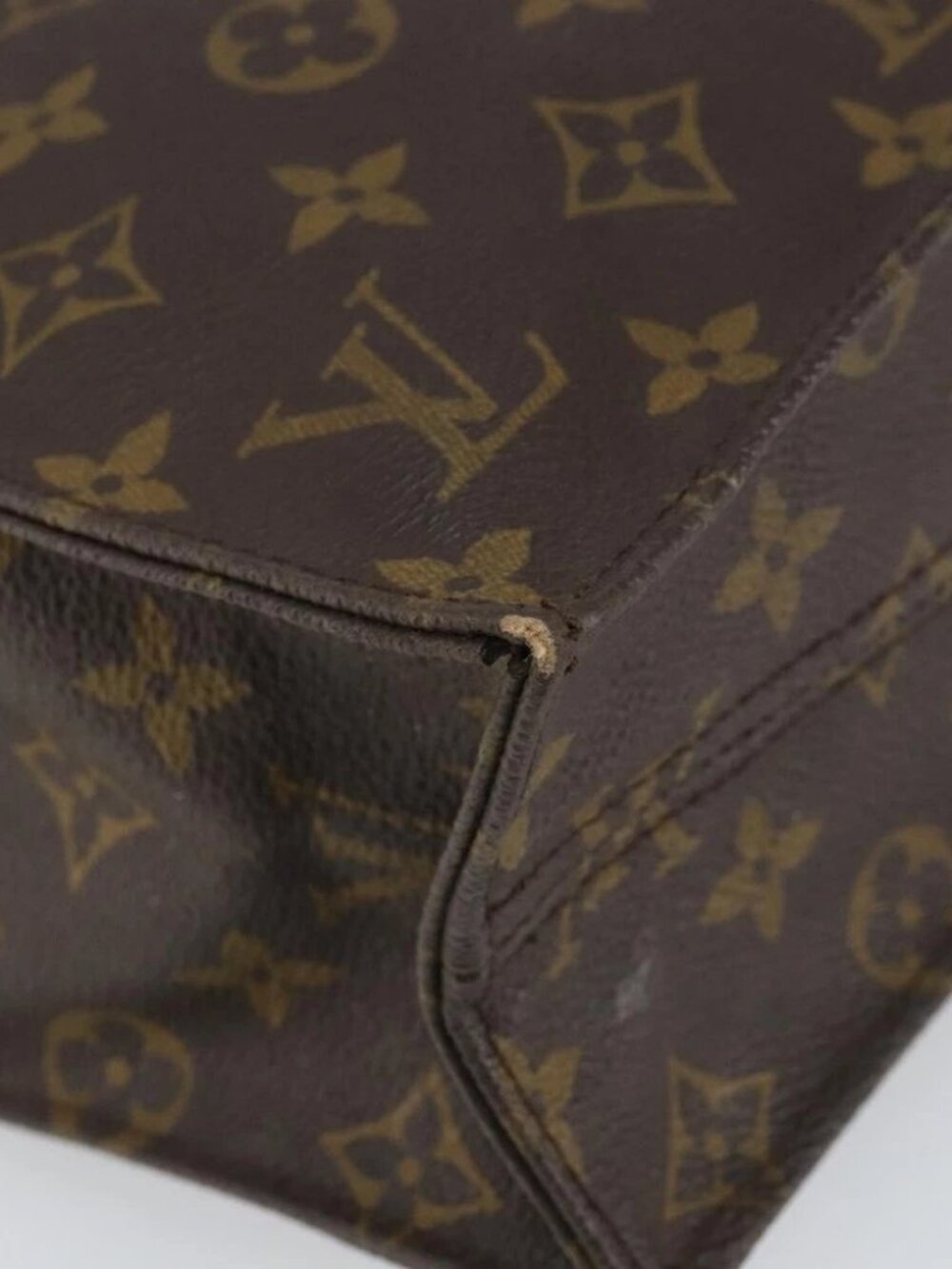 LOUIS VUITTON Monogram Sac Plat Hand Bag M51140 LV Auth - Picture 11 of 16